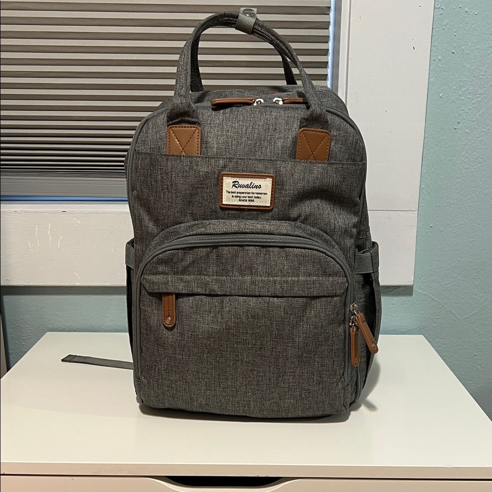 RUVALINO large diaper bag backpack